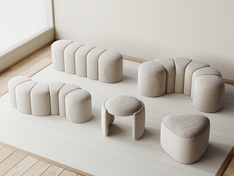 Modern sofa stool