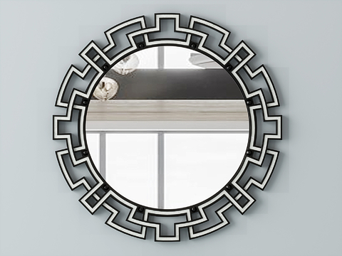 New Chinese Decorative Mirror Mirror Round Mirror