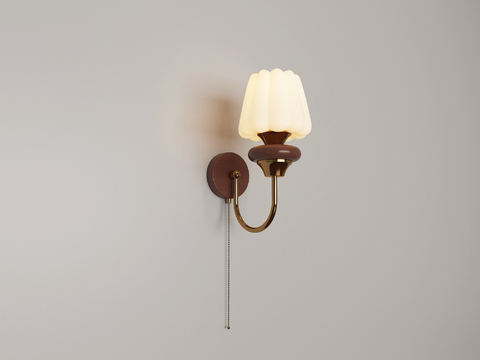 French retro wall lamp