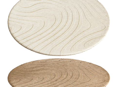 Cream Style carpet round carpet