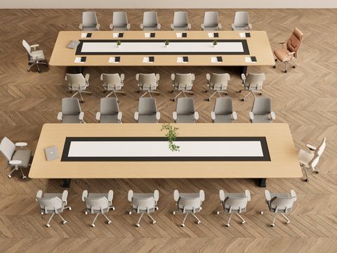 Modern long conference table