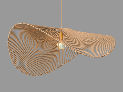 Modern rattan chandelier hat chandelier