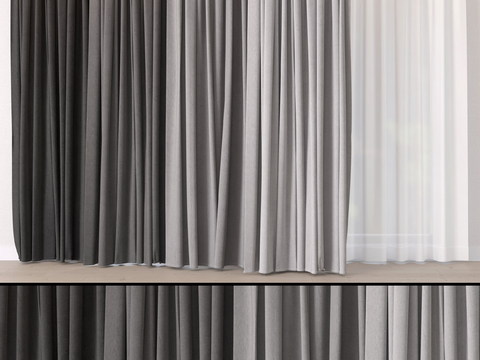 modern curtain draw curtain gauze curtain