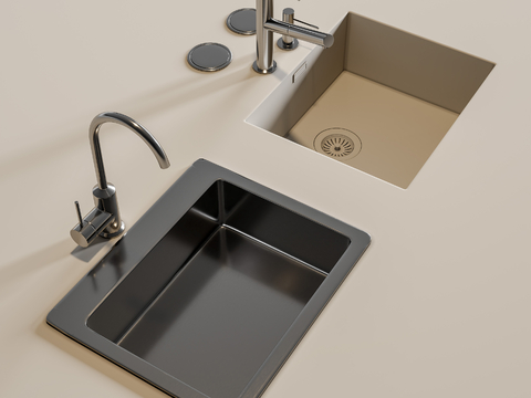 Modern dish washing table sink single sink