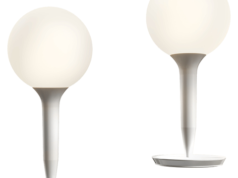 Artemide round table lamp