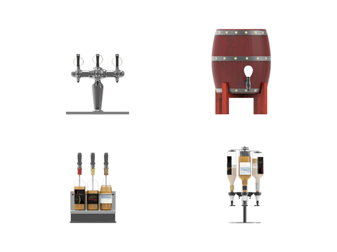 Barrel draft beer dispenser beer machine