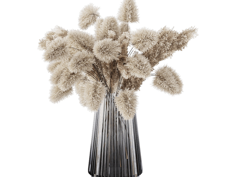 Modern vase floral flower arrangement dried flower