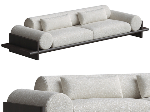 Dolmen modern fabric sofa double sofa