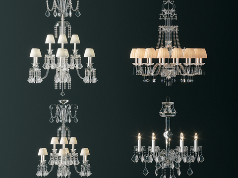 European-style multi-head chandelier crystal chandelier