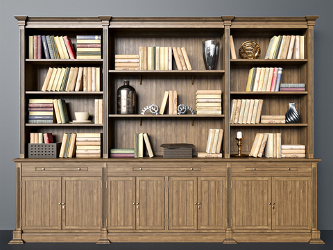 American Bookshelf Display Rack