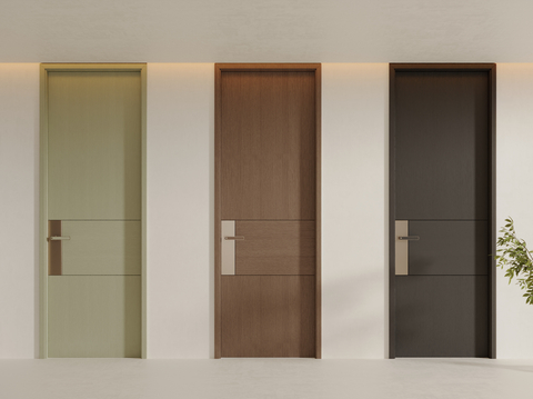 Modern flat door