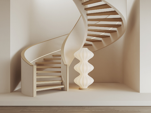 modern revolving staircase