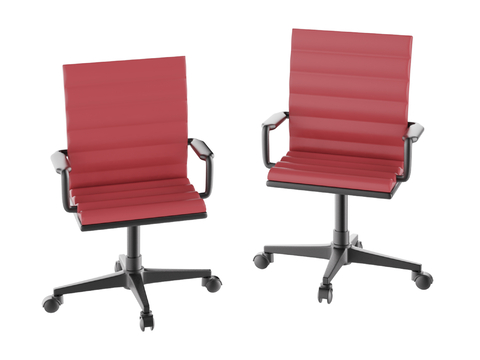 Red office chair