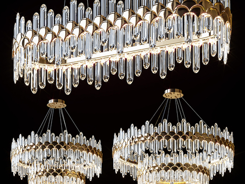 Affordable Luxury Style Ring Chandelier Crystal Chandelier