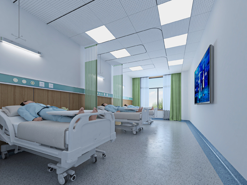 modern hospital ward