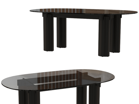 Gervasoni modern oval dining table