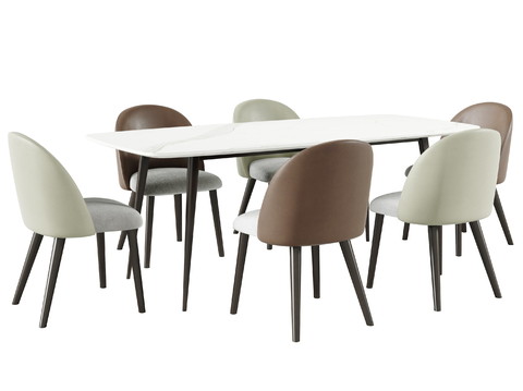 Modern Dining Table and Chair