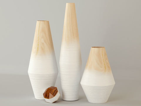 Modern Bottle and Jar Ceramic Porcelain