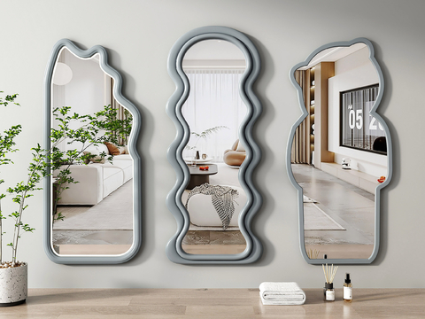 French mirror full-length mirror dressing mirror fitting mirror