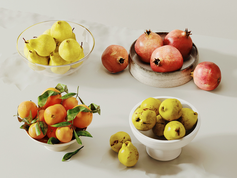 Fruit Fruit Plate Pear Guava