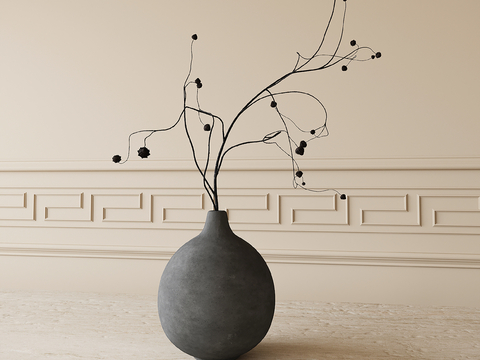 Quiet Vase Flower Art Flower Arrange Dried Branches