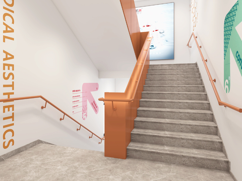 Modern creative staircase