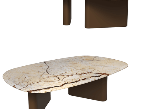 Porada modern marble coffee table