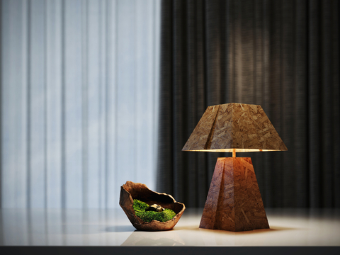 Quiet Table Lamp Wooden Table Lamp