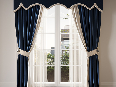 Modern dream curtain curtain