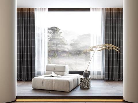 Modern dream curtain curtain