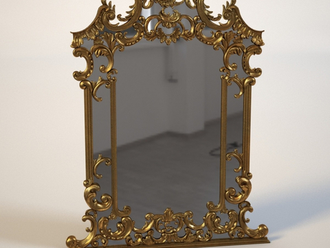 European-style makeup mirror decorative mirror mirror