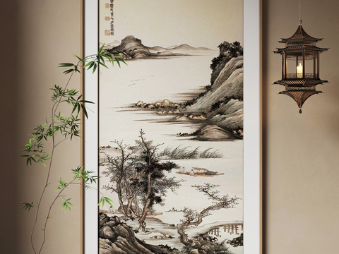 New Chinese Hanging Painting Landscape Painting