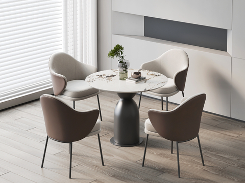 Modern Negotiation Table and Chair Leisure Table and Chair Round Table