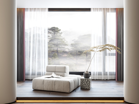 Modern dream curtain curtain