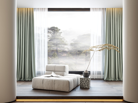 Modern dream curtain curtain