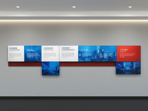 Modern Enterprise Culture Wall Office Image Wall Corridor Display Wall