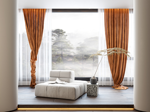 Modern dream curtain curtain