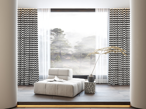 Modern dream curtain curtain