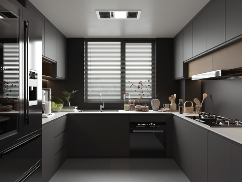 Dark Style Kitchen