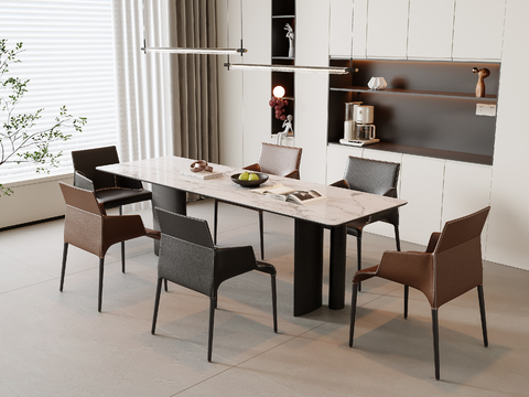 Modern Dining Table and Chair