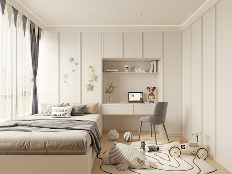 Cream Style boy room second bedroom universal kids Bedroom