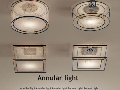 New Chinese Ceiling Lamp Ring Ceiling Lamp