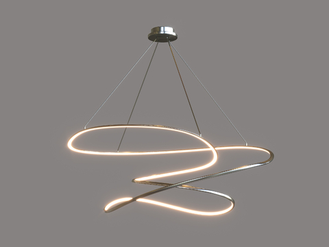 Modern curve chandelier