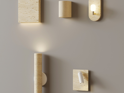 Wabi-sabi Style Wall Lamp