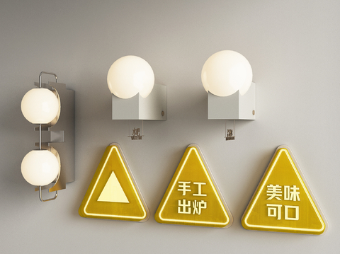 Modern wall lamp light box commercial decorative wall lamp