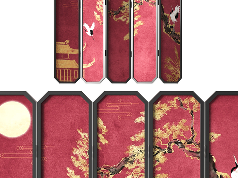 New Chinese Folding Screen