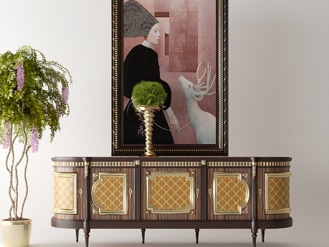 European-style Sideboard Low Cabinet