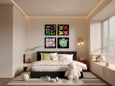 Dopamine kids Bedroom Cream Style kids Bedroom