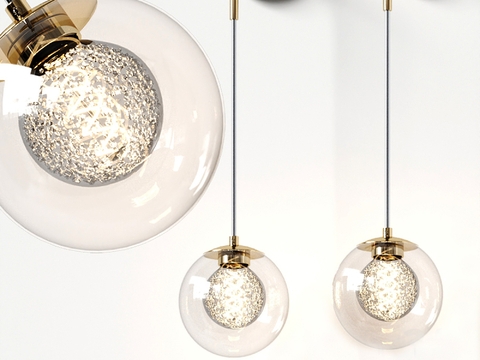 Affordable Luxury Style Wall Lamp Glass Ball Wall Lamp