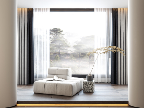 Modern dream curtain curtain